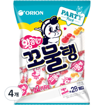 오리온 왕꿈틀이 꼬물탱 젤리, 336g, 4개