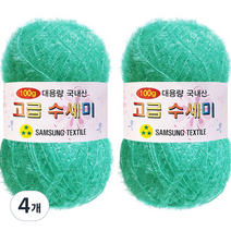 yarna 대용량 고급수세미 164 민트 100g, 164(민트), 4개, 1개입