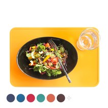 에이드엘 다이닝 실리콘 테이블매트, 머스타드, 428x282mm