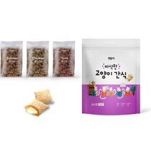 [temptations] 펫둥이 바삭한 고양이 간식 과자속츄르 3가지맛 600g, 1세트