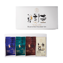 카카오리퍼블릭 무설탕 빈투바 수제초콜릿 선물 세트 + 쇼핑백, 350g, 1세트
