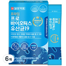 일양약품 프라임 프로바이오틱스 유산균19 30p, 6개, 60g