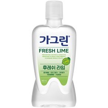 가그린 후레쉬 라임 구강세정제, 380ml, 1개