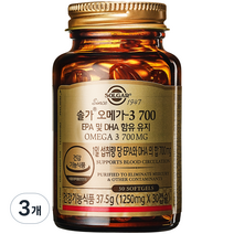 솔가 오메가3 700 37.5g, 30정, 3개