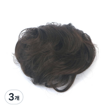 끌레오라미 중년 여성 정수리 부분가발 D631, 자연갈색, 3개