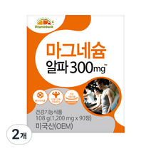 비타민뱅크 마그네슘 300mg, 90정, 2개