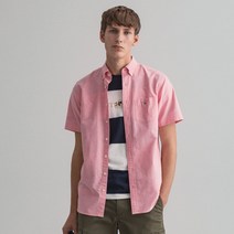 간트 남성용 3046001 옥스포드 반팔 셔츠 DG72110032