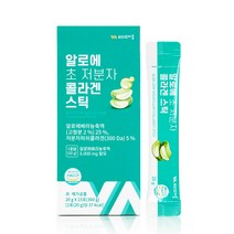 비타민마을 와이즈 알로에 초 저분자 콜라겐 젤리 스틱 15p, 15포, 300g, 1개