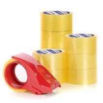 코멧 투명 박스테이프 50M * 48mm 10p   커터 세트, 1세트