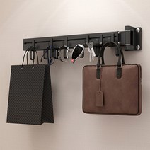 키밍 접이식 빨래 행거 1단, 블랙, 1개