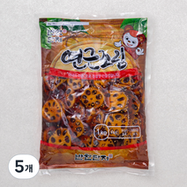 반찬단지 연근조림, 1kg, 5개