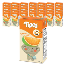 팁코 쇼군 오렌지 주스, 110ml, 36개