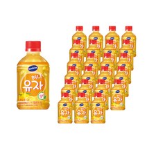 썬키스트 허니유자, 280ml, 24개