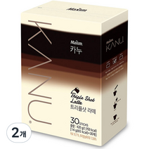 카누 트리플샷 라떼 커피믹스, 30개입, 2개, 14g