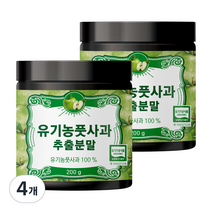 초담식품 유기농 풋사과 추출물 분말, 4개, 200g