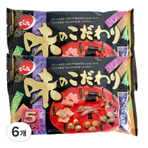 덴로쿠 아지노 코다와리 과자, 110g, 6개