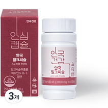 안국건강 간에 좋은 안국 밀크씨슬, 60캡슐, 3개