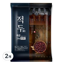 오리지널그레인 적두 팥, 2kg, 2개