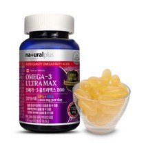 내츄럴플러스 오메가3 울트라맥스 1100 90캡슐, 108.09g, 1개