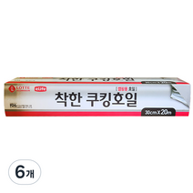 롯데이라이프 착한 캠핑호일 30cm x 20m, 6개