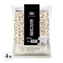 더담은 흰강낭콩, 2kg, 4개