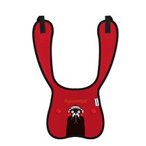 구마몬 어린이 어깨끈 벨트 위치조절 패드, 레드, 1개