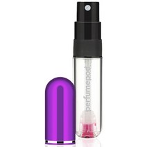 트라발로 퍼퓸팟 퓨어 펌핑식 충전 휴대용 향수공병 5ml, 1개, 퍼플