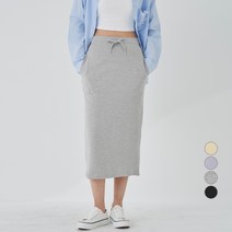 아피나르 베이직 롱 스웻 스커트