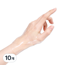 바디프로 남녀공용 임산부 실리콘 손목보호대 투명, 10개
