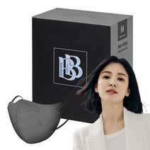 비앙브리제 프리미엄 방역용 마스크 중형 KF94, 댄디 그레이, 1개, 25개입