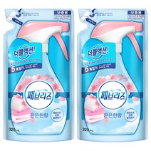 페브리즈 은은한향 섬유탈취제 리필, 320ml, 2개