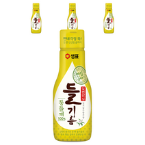 샘표 일편단심 통들깨 들기름, 200ml, 4개