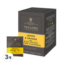 테일러오브헤로게이트 레몬&오렌지 홍차, 2.5g, 20개입, 3개