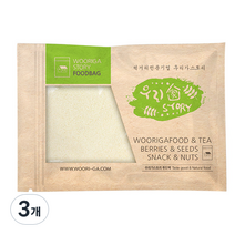 우리가스토리 건조 코코넛 분말 베이킹 재료, 1kg, 3개