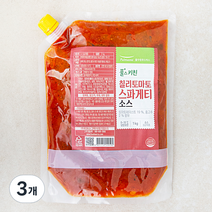 풀무원 풀스키친 칠리 토마토 스파게티 소스, 1kg, 3개