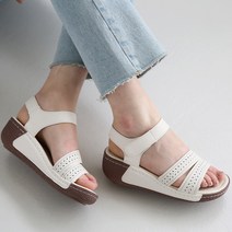 단골언니 여성용 가벼운 키높이 통굽 스트랩 샌들 슈룹 5cm