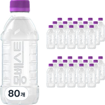 몽베스트 위드어스 무라벨 생수, 80개, 330ml