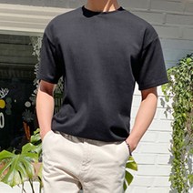 머시따 남성용 컬러풀 베이직 반팔 티셔츠