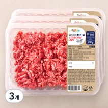딜리조이 호주산 소고기 앞다리살 다짐육 (냉장), 400g, 3개