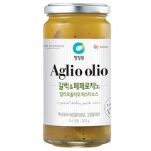 청정원 알리오올리오 파스타소스 갈릭&페페로치노, 360g, 1개