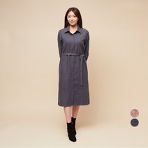 캐럿 여성 소프트터치 셔츠 원피스