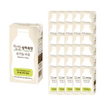상하목장 유기농 흰우유, 200ml, 48개