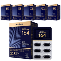 뉴트리원 루테인 지아잔틴 164 오메가3, 30정, 6개