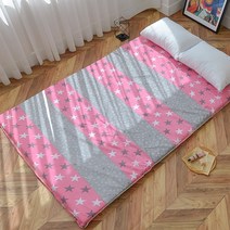 매직베드 심플 요 매트 커버 + 매트솜 세트, 핑크별