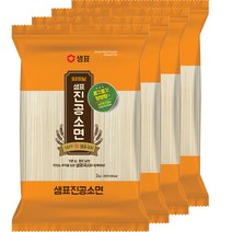샘표 오리지날 진공소면, 3kg, 4개