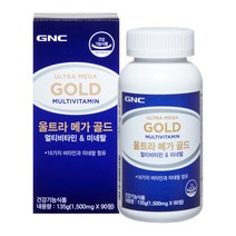 GNC 울트라메가골드 멀티비타민&미네랄, 90정, 1개, 90정