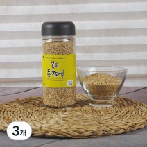 엉클탁 통에담은 볶은 통 참깨, 150g, 3개