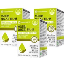 대웅생명과학 프리미엄 혈당건강 바나바 영양제, 60정, 6개