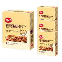 포스트 단백질바 10p, 500g, 4개