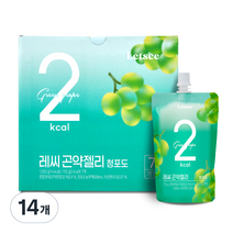 레씨 2Kcal 곤약젤리 청포도, 150g, 14개
